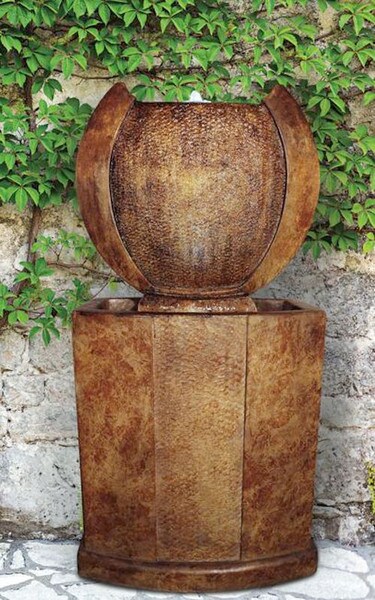 Medallion Fountain Unique Design with Light Modern Unique Texture